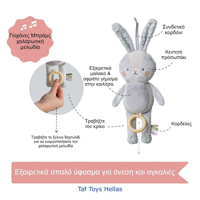 Μουσικό Παιχνίδι Taf Toys Rylee Musical Bunny...