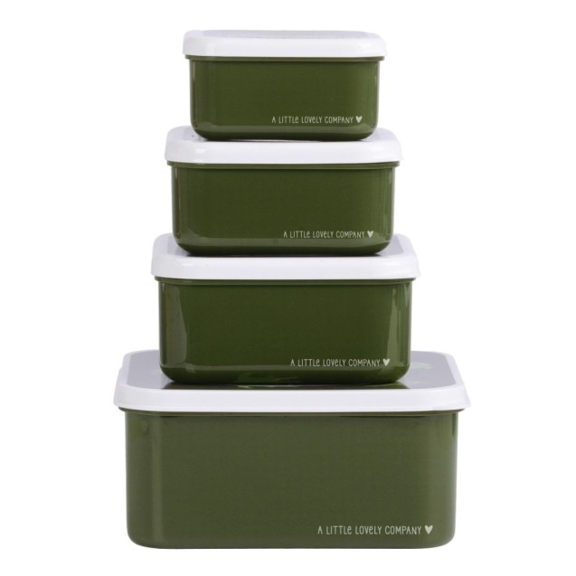 Σετ Δοχεία Φαγητού 4 Τεμαχίων A Little Lovely...