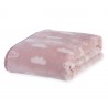 Κουβέρτα Βελουτέ Κούνιας Nef-Nef Clouds Pink 100x140
