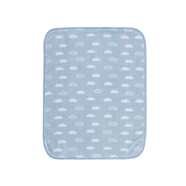 Κουβέρτα Βελουτέ Κούνιας Nef-Nef Clouds Blue...