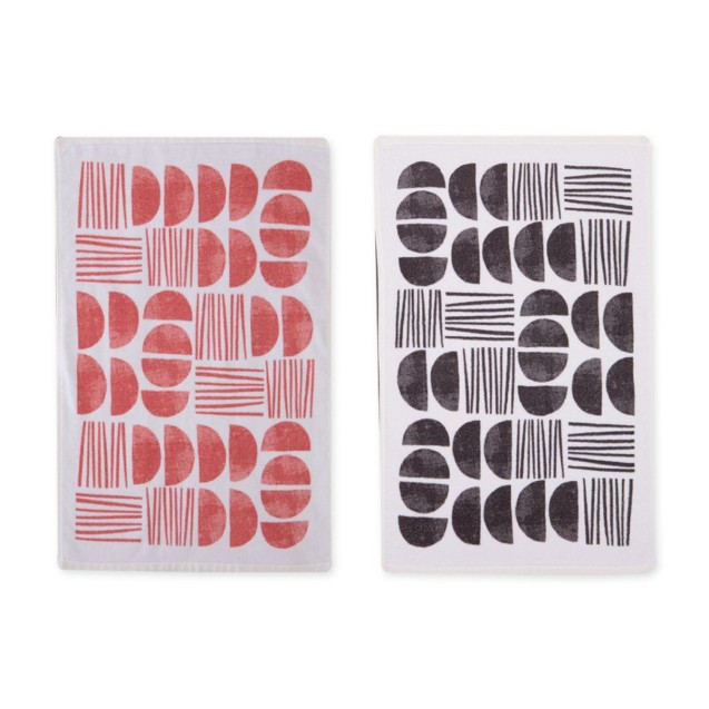 Ποτηρόπανο Βελουτέ Nef-Nef Xavier Coral 40x60