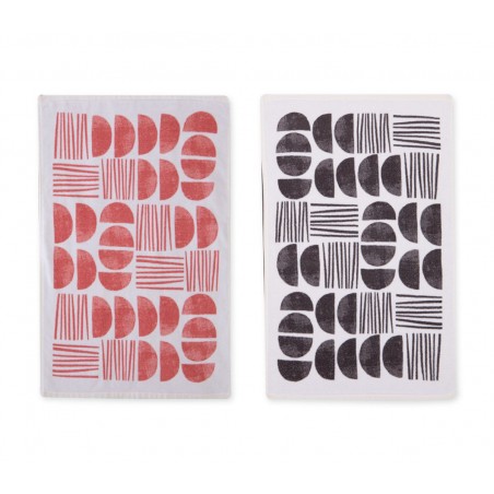 Ποτηρόπανο Βελουτέ Nef-Nef Xavier Coral 40x60