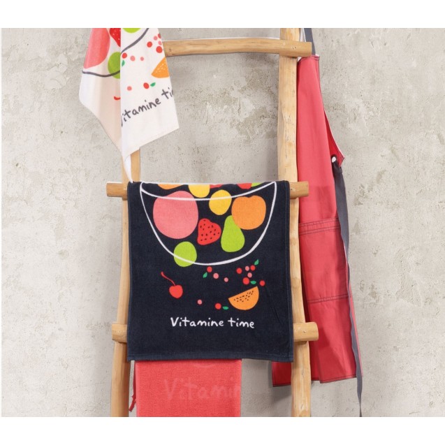 Ποτηρόπανο Βελουτέ Nef-Nef Vitamine Time Black...