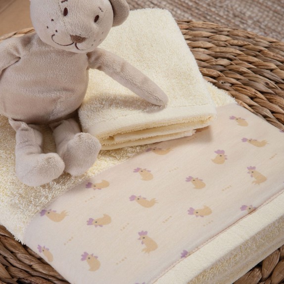 Σετ Βρεφικές Πετσέτες 2 Τεμαχίων Nef-Nef Piu Piu