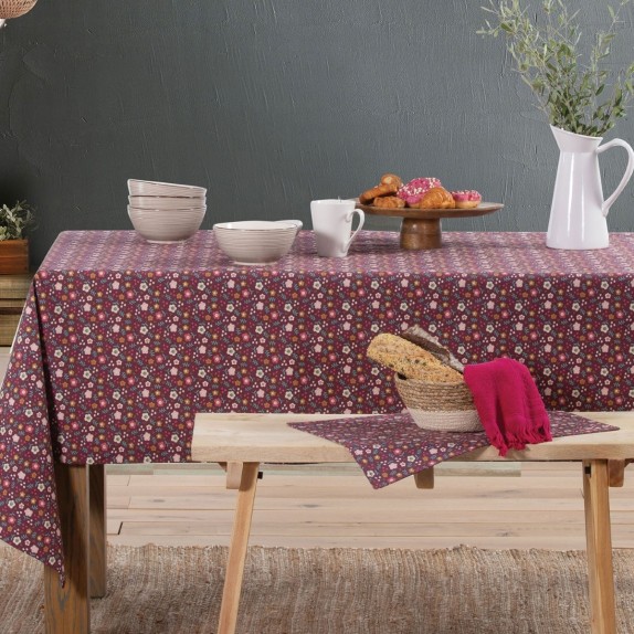 Τραπεζομάντηλο Αλέκιαστο Nef-Nef Livingry Berry 140x140