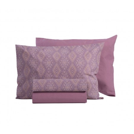 Σετ Σεντόνια Μονά 3 Τεμαχίων Nef-Nef Shreder Mauve 170x270