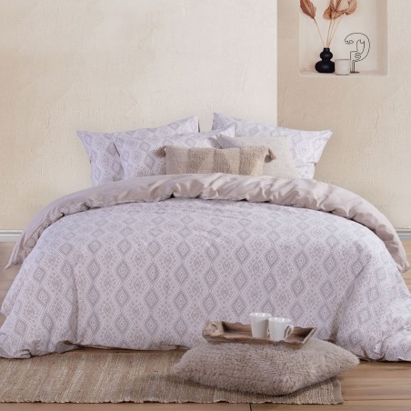 Σετ Σεντόνια Μονά 3 Τεμαχίων Nef-Nef Shreder Ecru 170x270