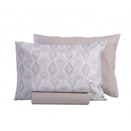 Σετ Σεντόνια Μονά 3 Τεμαχίων Nef-Nef Shreder Ecru 170x270