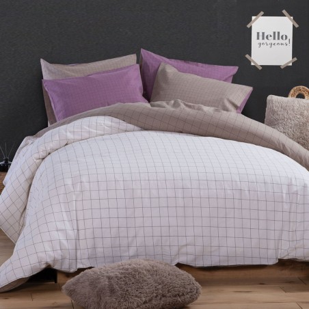 Σετ Σεντόνια Μονά 3 Τεμαχίων Nef-Nef Creative Ecru 170x270