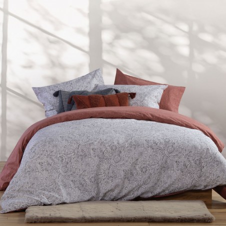 Σετ Παπλωματοθήκη Μονή 2 Τεμαχίων Nef-Nef Inspire Grey 170x240