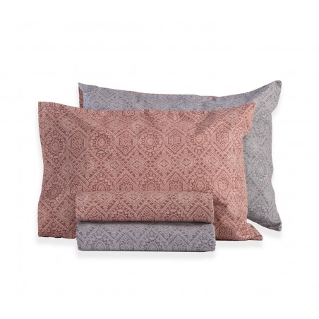 Σετ Σεντόνια Φανελένια Μονά 3 Τεμαχίων Nef-Nef Clover Terra 160x260