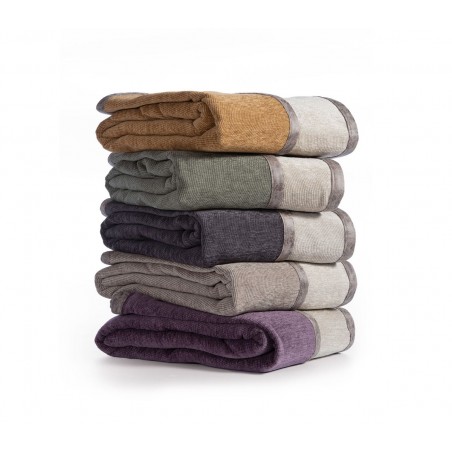 Ριχτάρι Τετραθέσιου Nef-Nef New Tanger Graffite/Ecru 180x350