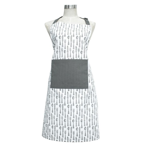 Ποδιά Κουζίνας Melinen Edmonde White 60x85