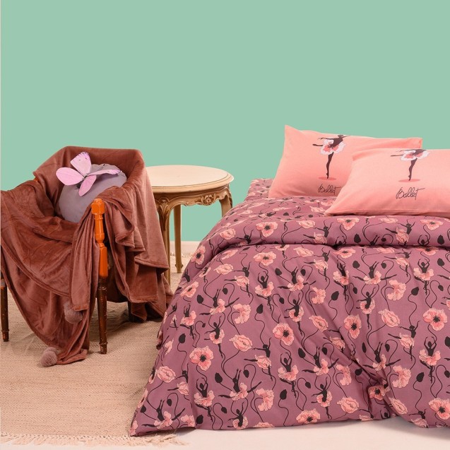 Παιδική Παπλωματοθήκη Μονή Melinen Dance Mauve...