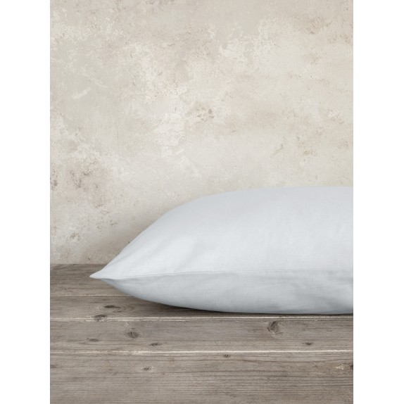 Σετ Μαξιλαροθήκες 2 Τεμαχίων Nima Unicolors Shiny Gray 52x72