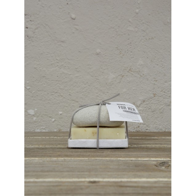 Σετ Σαπούνι Χειροποίητο 125g και Πέτρα...