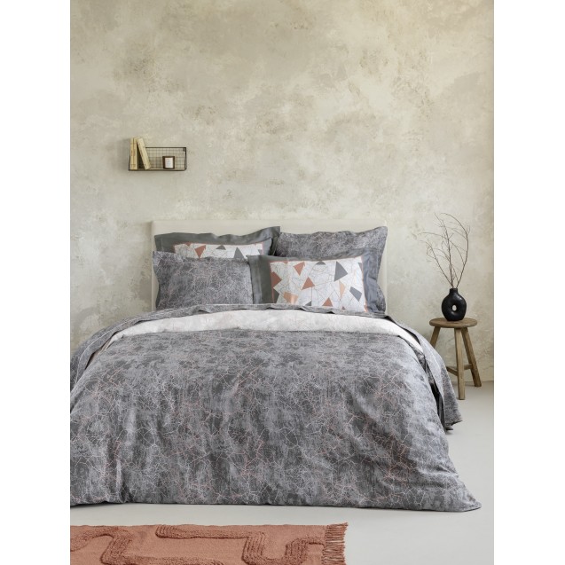 Σετ Σεντόνια Υπέρδιπλα 4 Τεμαχίων Nima Marble...