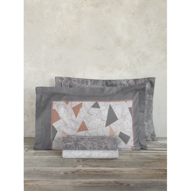 Σετ Σεντόνια Υπέρδιπλα 4 Τεμαχίων Nima Marble...