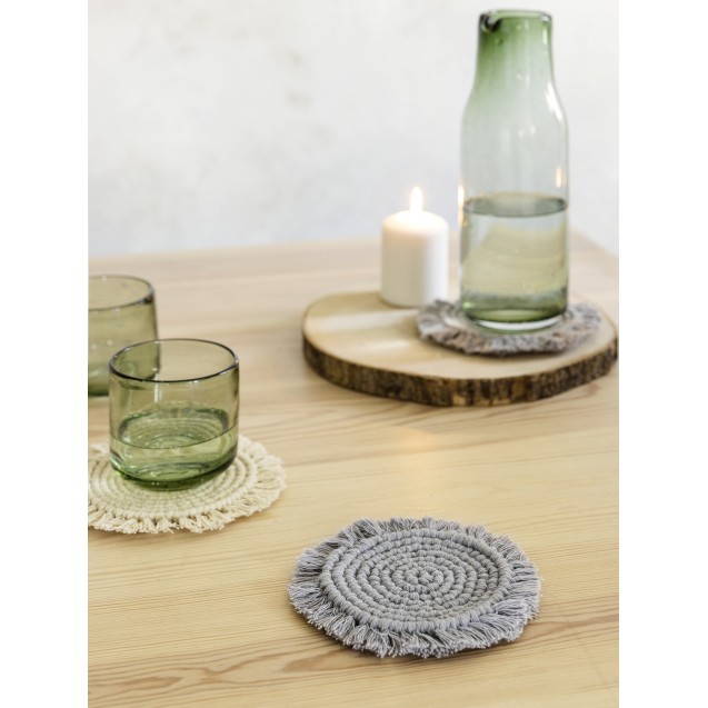 Σετ Σουβέρ 4 Τεμαχίων Nima Florian Gray 10x10