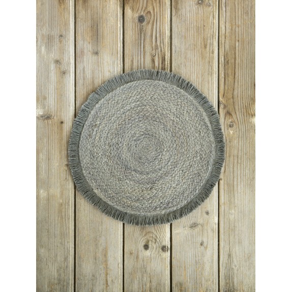 Σουπλά Στρόγγυλο Nima Carina Gray Δ38