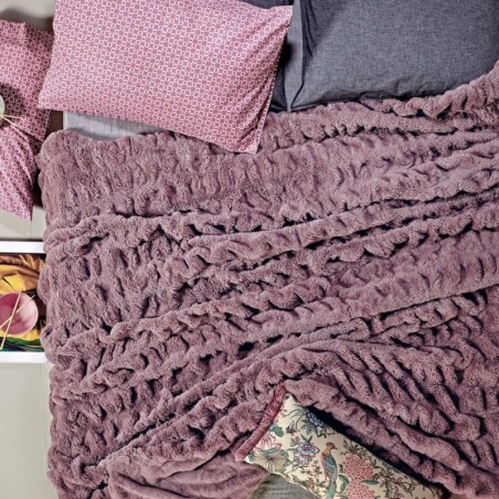 Κουβέρτα Γούνινη King Size Kentia Lilah 20 260x230