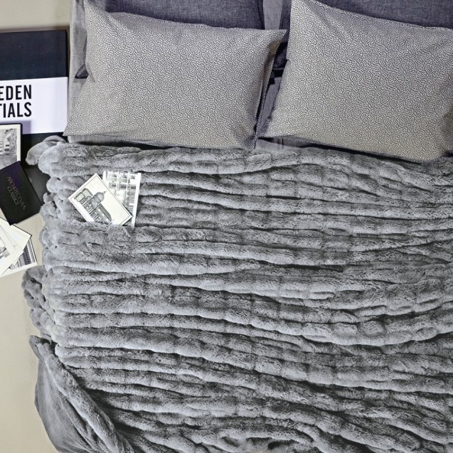 Κουβέρτα Γούνινη King Size Kentia Lilah 24 260x230