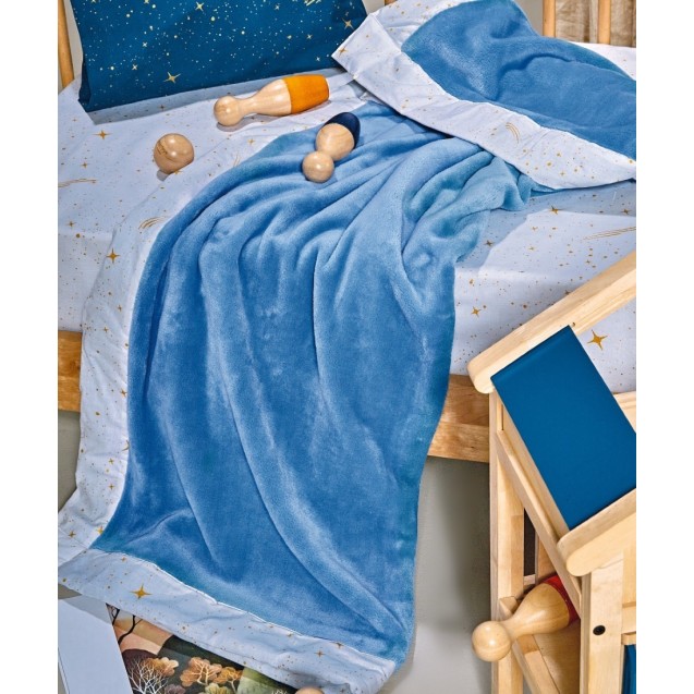 Κουβέρτα Fleece Κούνιας Kentia Lupus 01 100x140