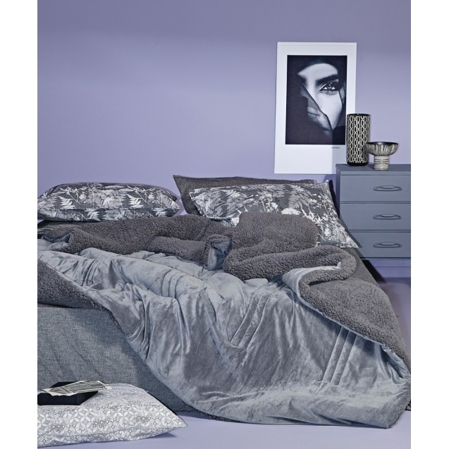 Κουβερτοπάπλωμα Υπέρδιπλο με Sherpa Kentia...