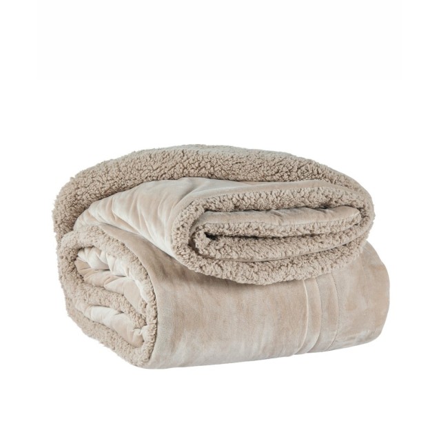 Κουβερτοπάπλωμα Υπέρδιπλο με Sherpa Kentia...