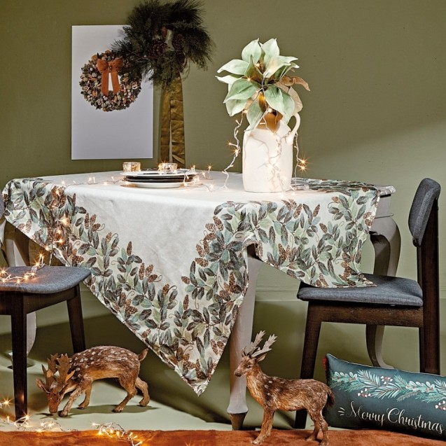  Χριστουγεννιάτικο Τραπεζομάντηλο Kentia Snow...