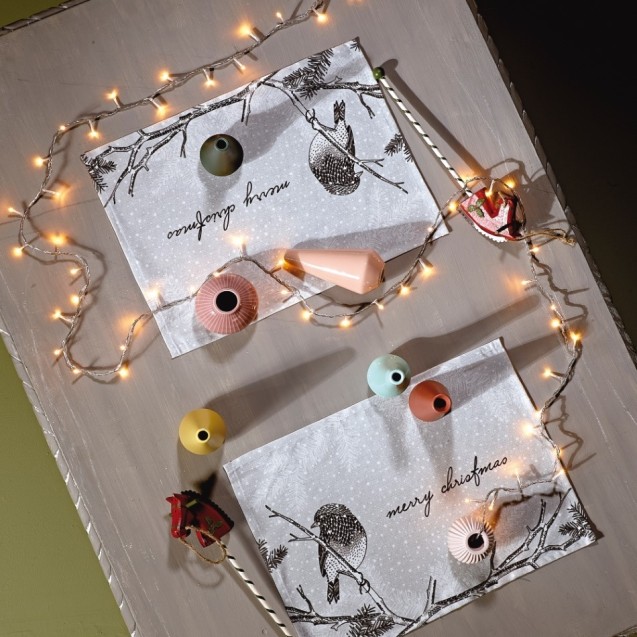  Σετ Χριστουγεννιάτικα Σουπλά 4 Τεμαχίων Kentia...