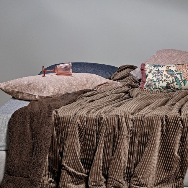 Κουβέρτα Γούνινη με Sherpa Υπέρδιπλη Kentia...