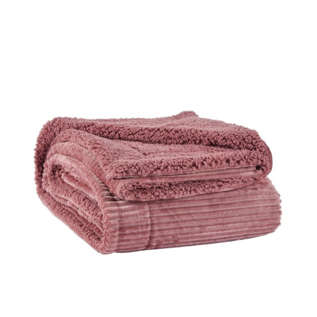 Κουβέρτα Γούνινη με Sherpa Ημίδιπλη Kentia...