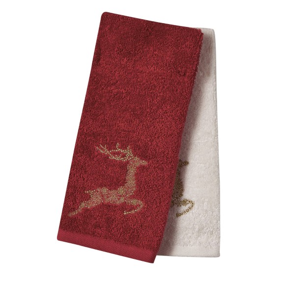  Σετ Ποτηρόπανα Χριστουγεννιάτικα 2 Τεμαχίων Das Home...