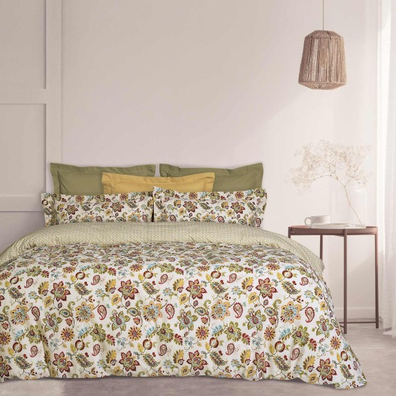 Σετ Σεντόνια Μονά με Λάστιχο 3 Τεμαχίων Das Home Casual...