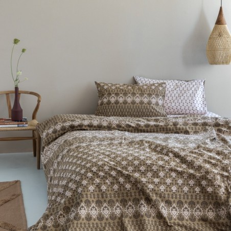 Σετ Σεντόνια Μονά με Λάστιχο 3 Τεμαχίων Palamaiki Fashion Life 6218 110x200+30