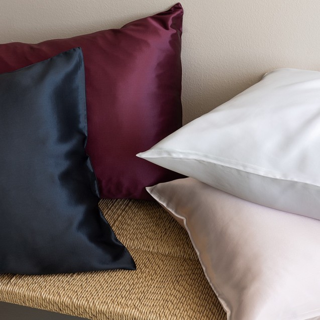 Μαξιλαροθήκη Palamaiki Silka White 50x70