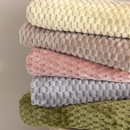 Κουβέρτα Fleece Μονή Palamaiki Aster Green 160x220