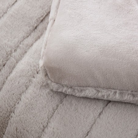 Κουβερτοπάπλωμα με Γούνα Υπέρδιπλο Palamaiki Etta Sand 220x240