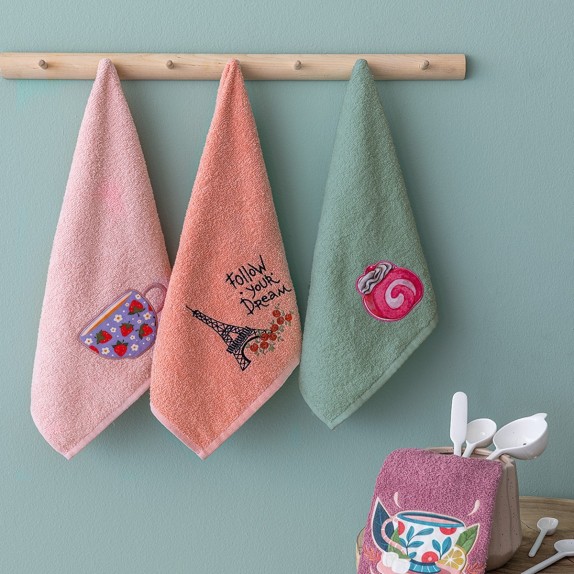 Σετ Πετσέτες Κουζίνας 4 Τεμαχίων Palamaiki KT230 40x70