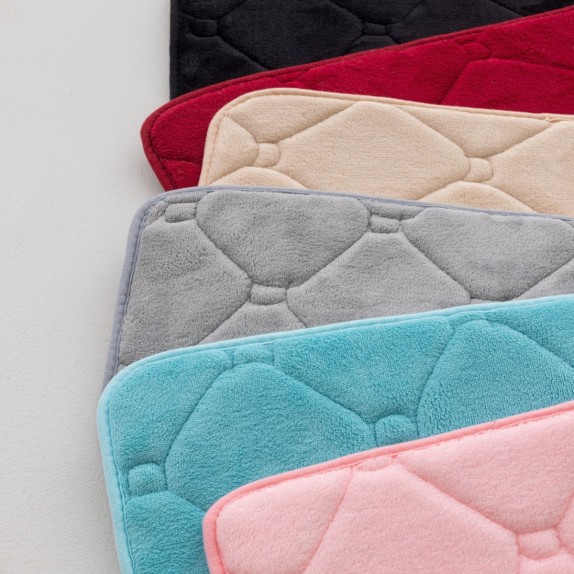 Ταπέτο Μπάνιου Αντιολισθητικό Palamaiki Memo Pink 50x80