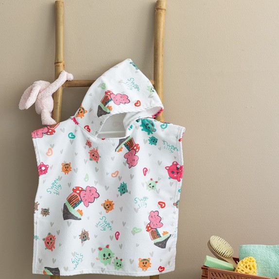 Παιδικό Πόντσο Palamaiki NB0141 Girl 60x120