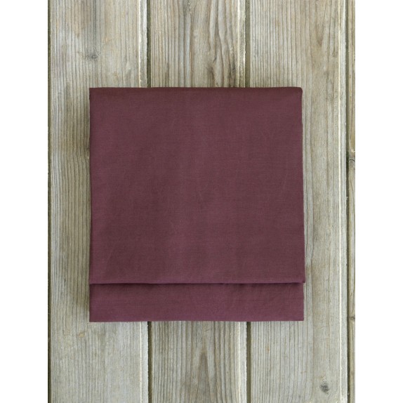 Σεντόνι King Size Nima Unicolors Deep Bordeaux 270x280