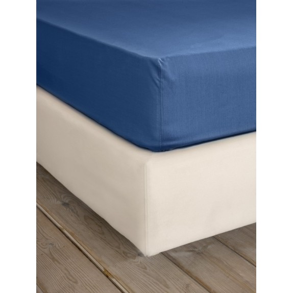 Σεντόνι Υπέρδιπλο με Λάστιχο Nima Unicolors Dark Denim...