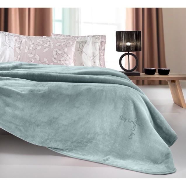 Κουβέρτα Βελουτέ Υπέρδιπλη Guy Laroche Logo...