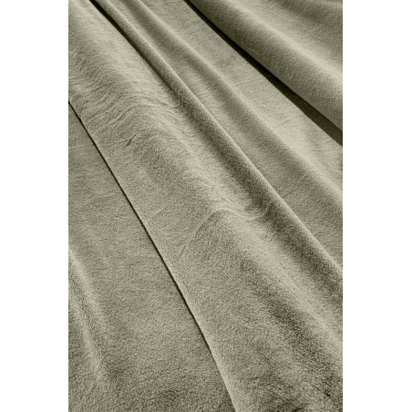 Σετ Κουβέρτα Fleece Μονή και Μαξιλαροθήκη Διακόσμησης Guy Laroche Velvet Khaki 160x240