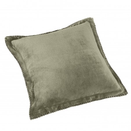 Σετ Κουβέρτα Fleece King Size και Μαξιλαροθήκη Διακόσμησης Guy Laroche Velvet Khaki 250x240