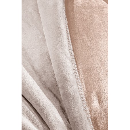 Σετ Κουβέρτα Fleece King Size και Μαξιλαροθήκη Διακόσμησης Guy Laroche Velvet Pudra 250x240