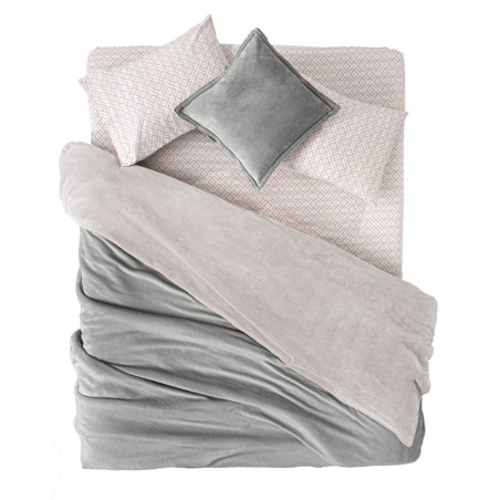 Σετ Κουβέρτα Fleece King Size και Μαξιλαροθήκη Διακόσμησης Guy Laroche Velvet Vison 250x240