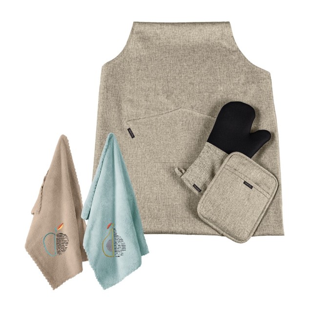 Σετ Κουζίνας 5 Τεμαχίων Guy Laroche Cook Taupe